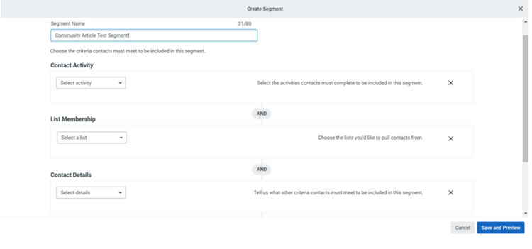 Constant Contact Lead Segmentation