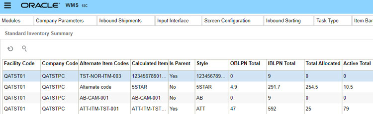 Oracle WMS Inventory Management